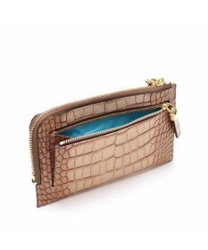 A.D.M.J. 【牛革】クロコ型押しオーガナイザーパース