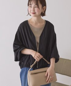 AMERICAN HOLIC Vネックドルマンブルゾン