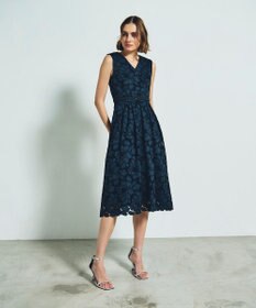 GRACE CONTINENTAL ローズレースドレス