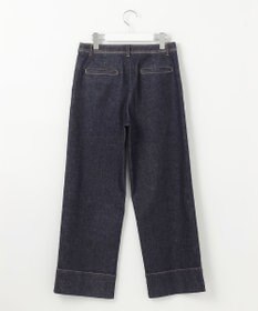 J.PRESS LADIES L 【洗える】 10oz Stretch Denim セミワイド パンツ