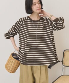 AMERICAN HOLIC フレアラグランボーダーロンＴ