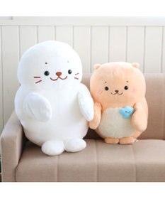 しろたん らっこいぬ パペぐるみ 44cm 両手用 パペット / Mother