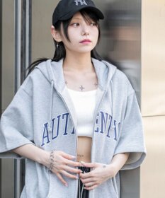 WEGO 【ユニセックス着用ITEM】カレッジロゴジップパーカー（SS）