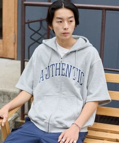 WEGO 【ユニセックス着用ITEM】カレッジロゴジップパーカー（SS）