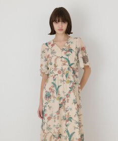 GRACE CONTINENTAL シノワズリプリントワンピース