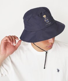 MOONBAT 【WEB限定】POLO RALPH LAUREN（ポロ ラルフ ローレン）遮光 レインハット  FLAG BEAR ポロベア