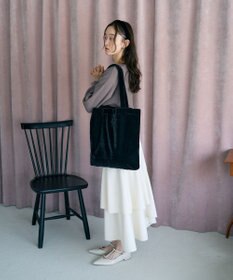 earth music&ecology 【WEB限定】ベロアトートバッグ