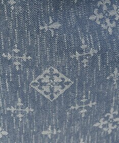 russet デニムジャガード2WAYビッグトートバッグ(CE-1687)