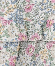 J.PRESS LADIES 【洗える】 LIBERTY Honeydew/Kate&Mil フリルネック ブラウス