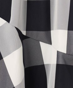 ANY L 【洗濯機可能/ウエストゴム】ビックチェックマーメイドスカート