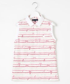 23区GOLF 【WOMEN】ウェーブロゴプリントノースリーブシャツ