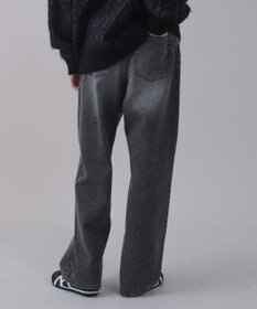 WEGO 【ユニセックス着用ITEM/SMLサイズ展開/ウエスト調整可】バギーデニムパンツ