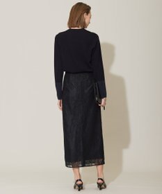 ICB 【WEB限定カラーあり・洗える】 シンセティックフルニードル Vネックプルオーバー