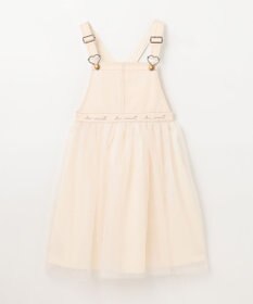 ANY KIDS チュール付き ジャンパースカート