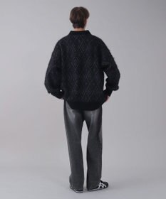 WEGO 【ユニセックス着用ITEM/SMLサイズ展開/ウエスト調整可】バギーデニムパンツ