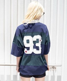 WEGO 【ユニセックス着用ITEM】ナンバリングラガーシャツ
