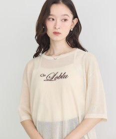 earth music&ecology 【接触冷感】ロゴ刺繍シアープルオーバ