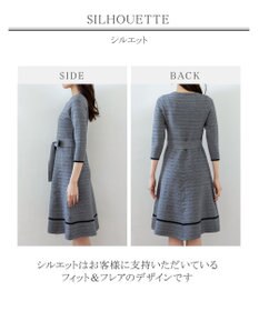 Tiaclasse 【洗える】リップル編みニットワンピース