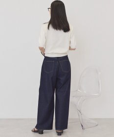 AMERICAN HOLIC 襟付き配色ニット