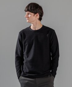 JOSEPH HOMME メランジリップル　クルーネックカットソー