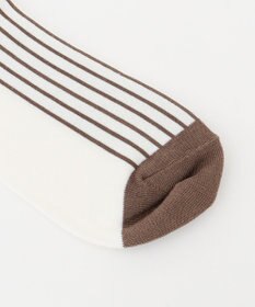 23区GOLF 【23Fondation】【WOMEN】ストライプ ショートソックス