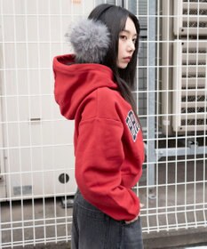 WEGO ロゴショートプルパーカー