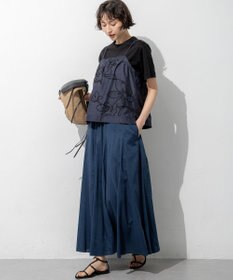 23区 【先行予約】シアーエンブロイダリー キャミソール コンビ Tシャツ