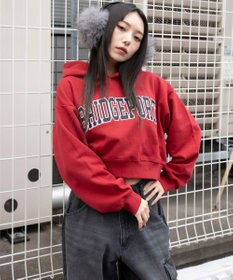 WEGO ロゴショートプルパーカー