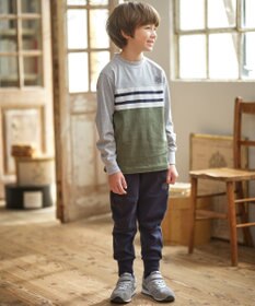 J.PRESS KIDS 【140-170cm】ボーダーミックス カットソー