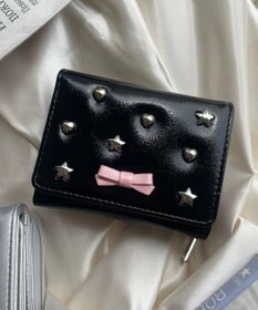 WEGO スタッズリボンウォレット