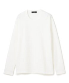 JOSEPH HOMME メランジリップル　クルーネックカットソー