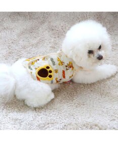 PET PARADISE ディズニー ミッキー&プルート 背中開き キルトベスト 小型犬