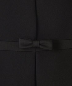 組曲 NOIR 【洗える】ウォッシャブルストレッチバックサテン ジャケット＋ワンピース