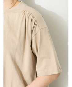 CRAFT STANDARD BOUTIQUE ヴィンテージ風天竺 ショルダーギャザーチュニック