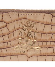 A.D.M.J. 【牛革】クロコ型押しオーガナイザーパース