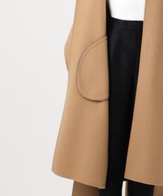 23区 L 【エステータ】ウールリバー ストールデザイン コート