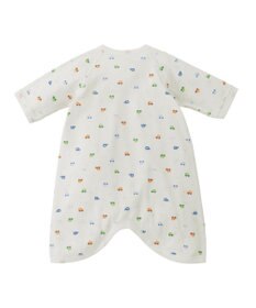 MIKI HOUSE HOT BISCUITS 【50-60cm】 フライス コンビ肌着 プリント柄