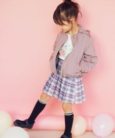 ANY KIDS チェック ガーリー スカパン