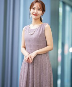 Tiaclasse L 【洗える】大人上品な総レースワンピース
