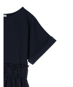 Green Parks armonia.異素材切替ドルマンワンピース