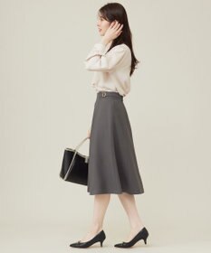 ANY SIS 【洗える】プチベルトフレア スカート