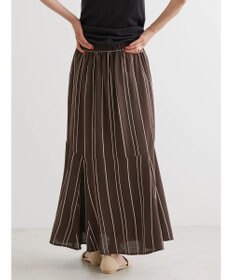 AMERICAN HOLIC リネンブレンドストライプマーメードスカート