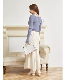 earth music&ecology ＳＥＴ２点ショートカーディガン＋レイヤードタンク