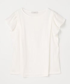 ANY 【接触冷感/UVケア/シワになりにくい】フレアスリーブ Tブラウス