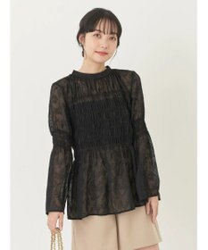 earth music&ecology ジャガードシャーリングプルオーバー