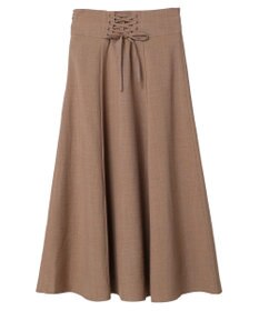 earth music&ecology バックレースアップスカート