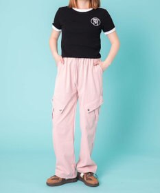 WEGO 【ウエストゴム】ビッグポケットカーゴパンツ