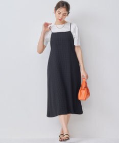 組曲 ステッチストライプドビー キャミワンピース