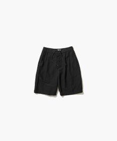 ATON COTTON LINEN VOILE | ツータックイージーショーツ - UNISEX