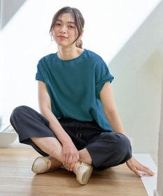 ANY 【新色追加/洗濯機可/ウエストゴム/接触冷感/UVケア/6色展開】清涼リラックスパンツ